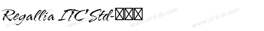 Regallia ITC Std字体转换